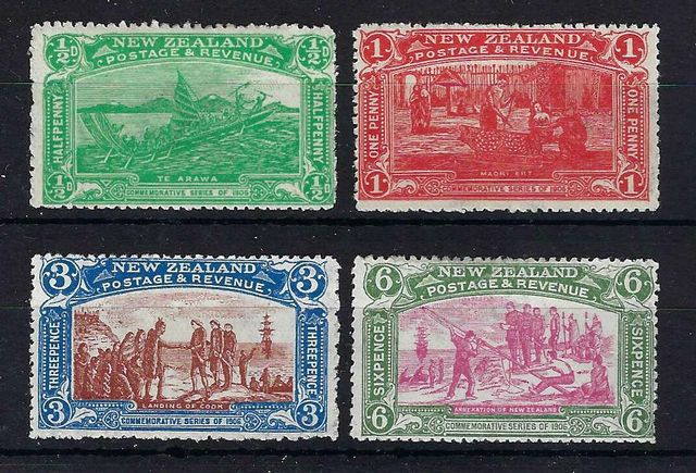 Image of New Zealand SG 370/3 VLMM British Commonwealth Stamp